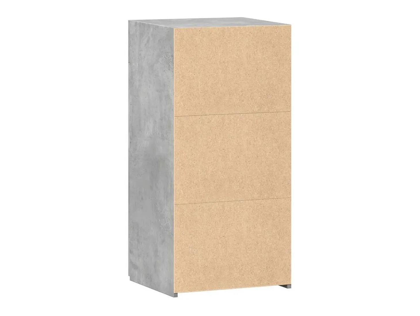 Aparador gris hormigón 45x42,5x93 cm madera de ingeniería