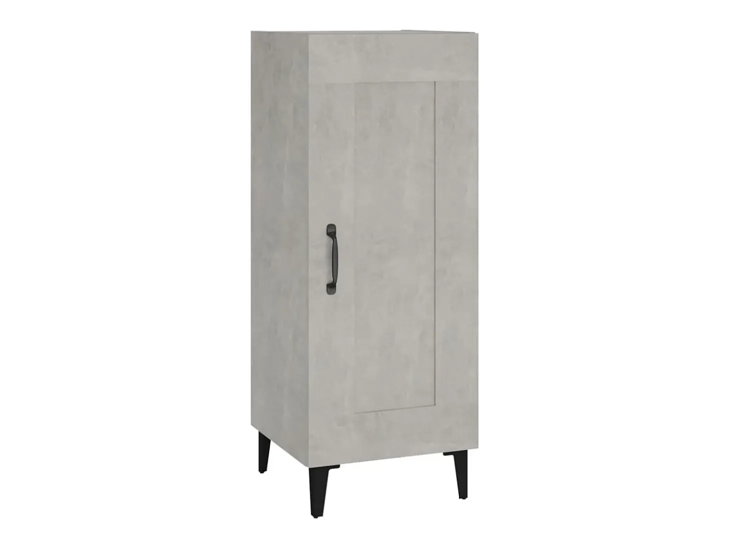 Aparador Gris Hormigón 34,5x34x90 cm Madera de Ingeniería