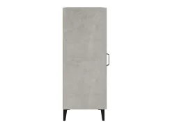 Aparador Gris Hormigón 34,5x34x90 cm Madera de Ingeniería