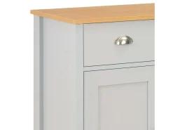 Aparador gris 79x35x81 cm