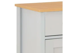 Aparador gris 79x35x81 cm