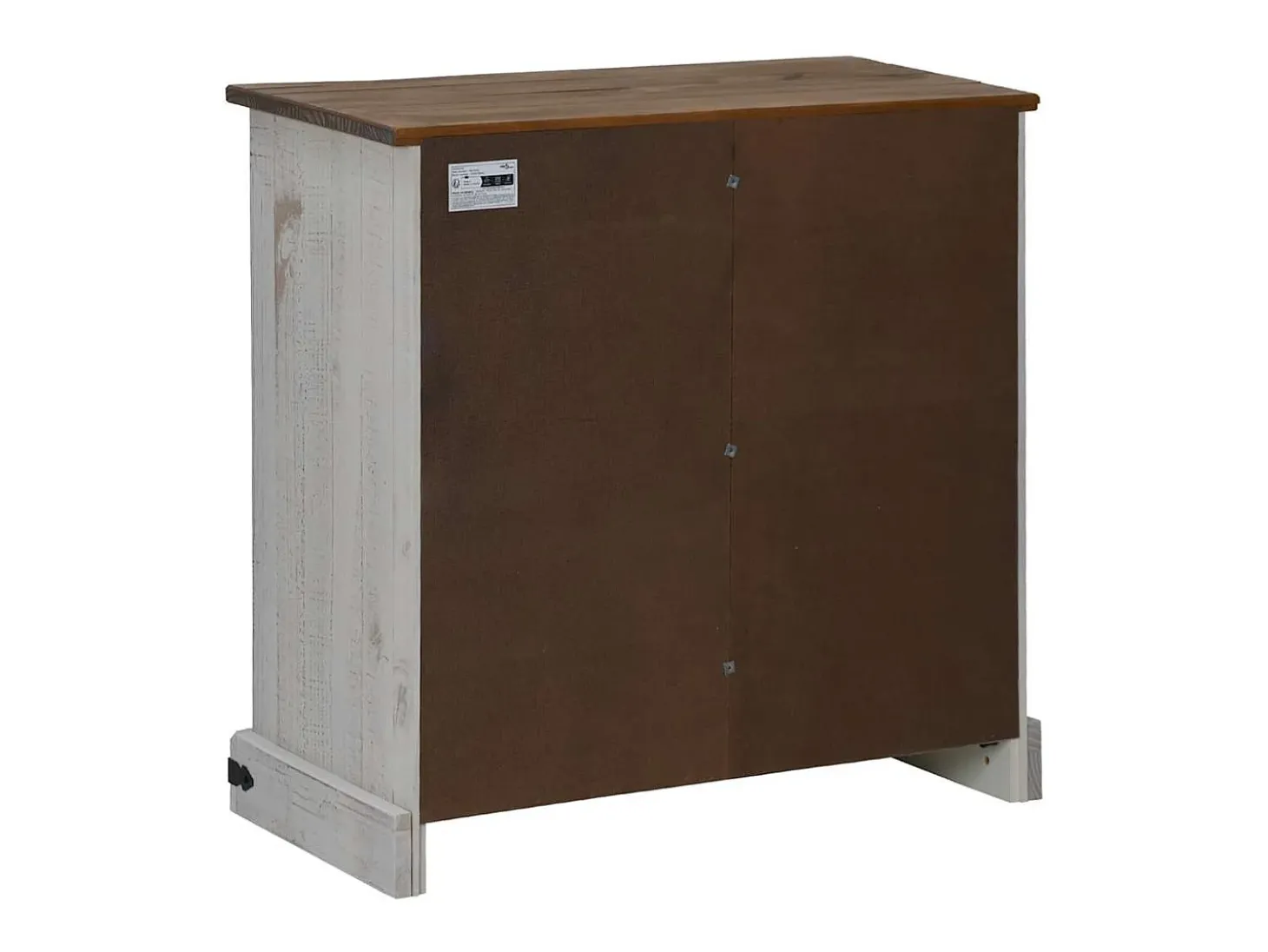 Aparador HALDEN con puerta corredera blanco 80x40x80 cm