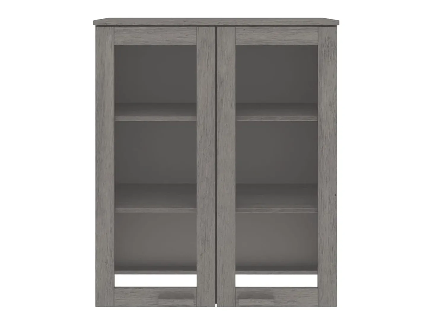 Aparador HAMAR Gris Claro 85x35x100 cm Madera de Pino