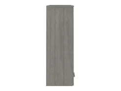 Aparador HAMAR Gris Claro 85x35x100 cm Madera de Pino