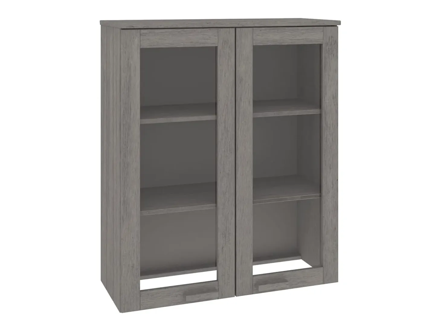 Aparador HAMAR Gris Claro 85x35x100 cm Madera de Pino