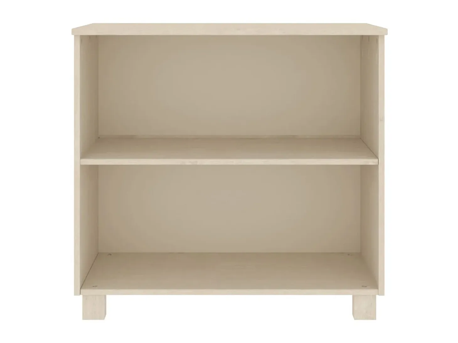 Aparador HAMAR madera de pino maciza marrón miel 85x35x80 cm ES77690