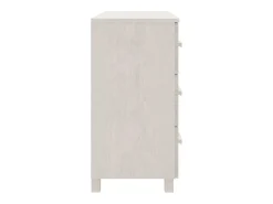 Aparador HAMAR madera maciza de pino blanco 90x40x80 cm