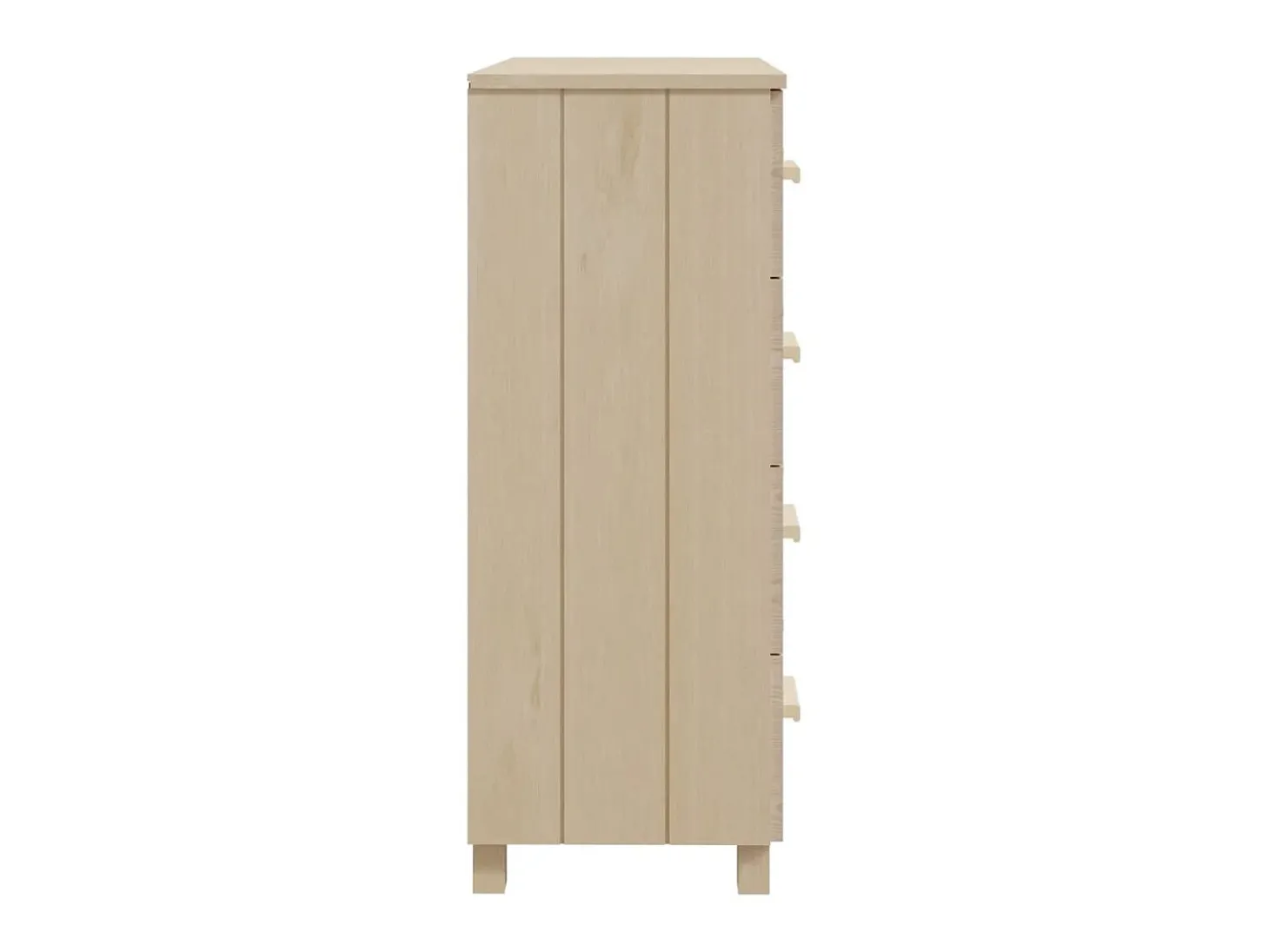 Aparador HAMAR madera pino maciza marrón miel 79x40x103,5 cm ES42783
