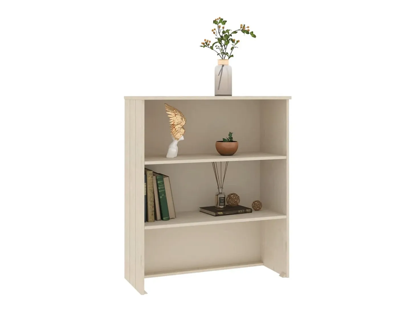Aparador HAMAR Tapa Marrón Miel 85x35x100 cm Madera de Pino