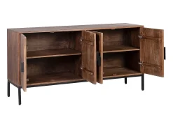 Aparador Kabina 3 puertas madera de acacia 160 cm