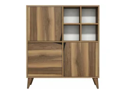 Aparador Kailua 342, Nuez, 115x100cm, Número de puertas: 3.0030cm, Aglomerado laminado