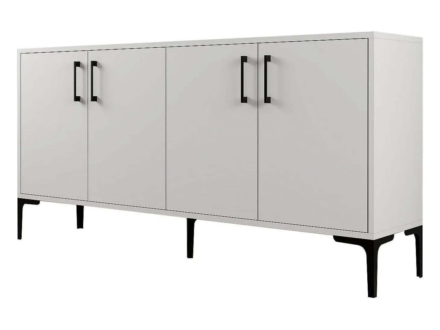 Aparador Kiev 160 blanco 160x35x78 cm