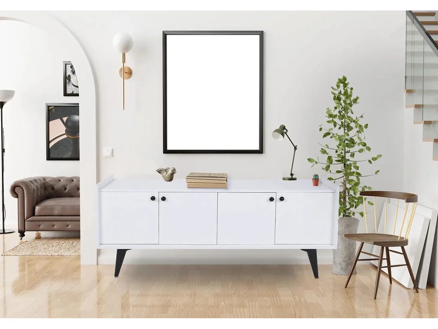 Aparador Lugano Blanco 150x62x40 cm