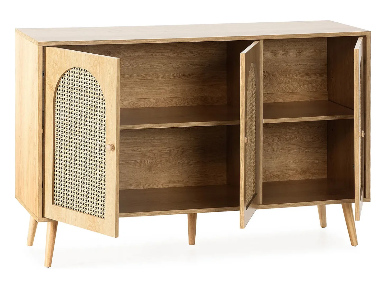 Aparador Luna 3 puertas color Roble