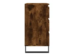 Aparador madera contrachapada color roble ahumado 60x35x70 cm