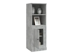 Aparador madera contrachapada gris hormigón 36x35,5x103,5 cm