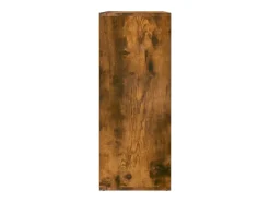 Aparador madera contrachapada color roble ahumado 60x30x75 cm