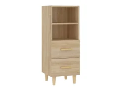 Aparador madera contrachapada color roble Sonoma 34,5x34x90 cm ES98644