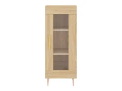 Aparador madera contrachapada color roble Sonoma 34,5x34x90 cm