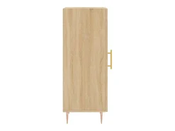 Aparador madera contrachapada color roble Sonoma 34,5x34x90 cm
