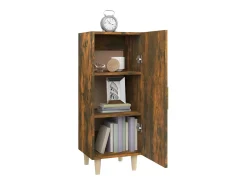 Aparador madera contrachapada roble ahumado 34,5x34x90 cm ES82495