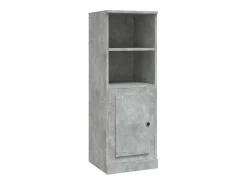 Aparador madera contrachapada gris hormigón 36x35,5x103,5 cm ES126457