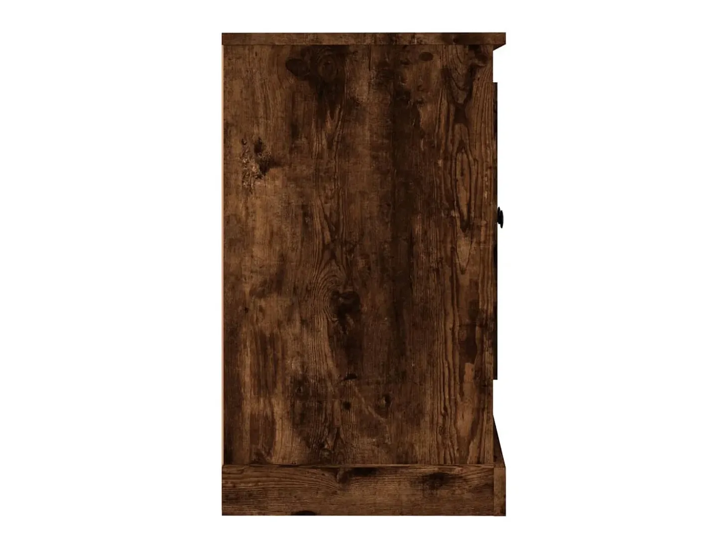 Aparador madera contrachapada color roble ahumado 100x35,5x60cm