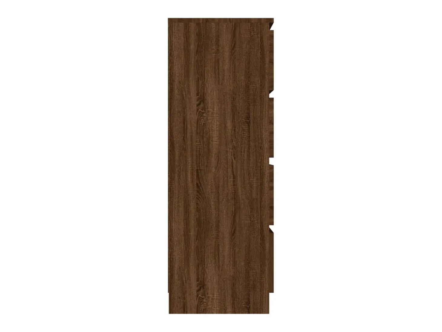 Aparador madera contrachapada roble marrón 60x35x98,5 cm