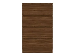 Aparador madera contrachapada roble marrón 60x35x98,5 cm