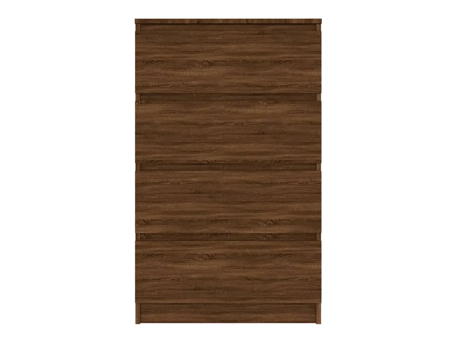 Aparador madera contrachapada roble marrón 60x35x98,5 cm