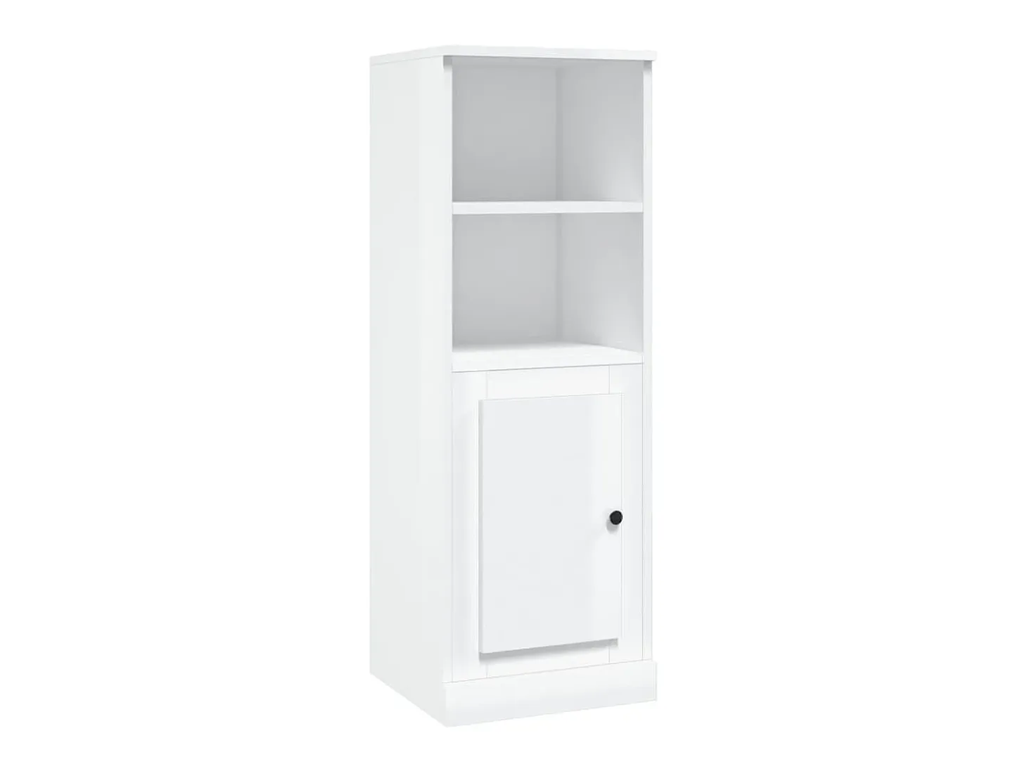 Aparador madera contrachapada blanco brillo 36x35,5x103,5 cm ES93370