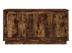 Aparador madera contrachapada roble ahumado 102x35x55 cm ES472641