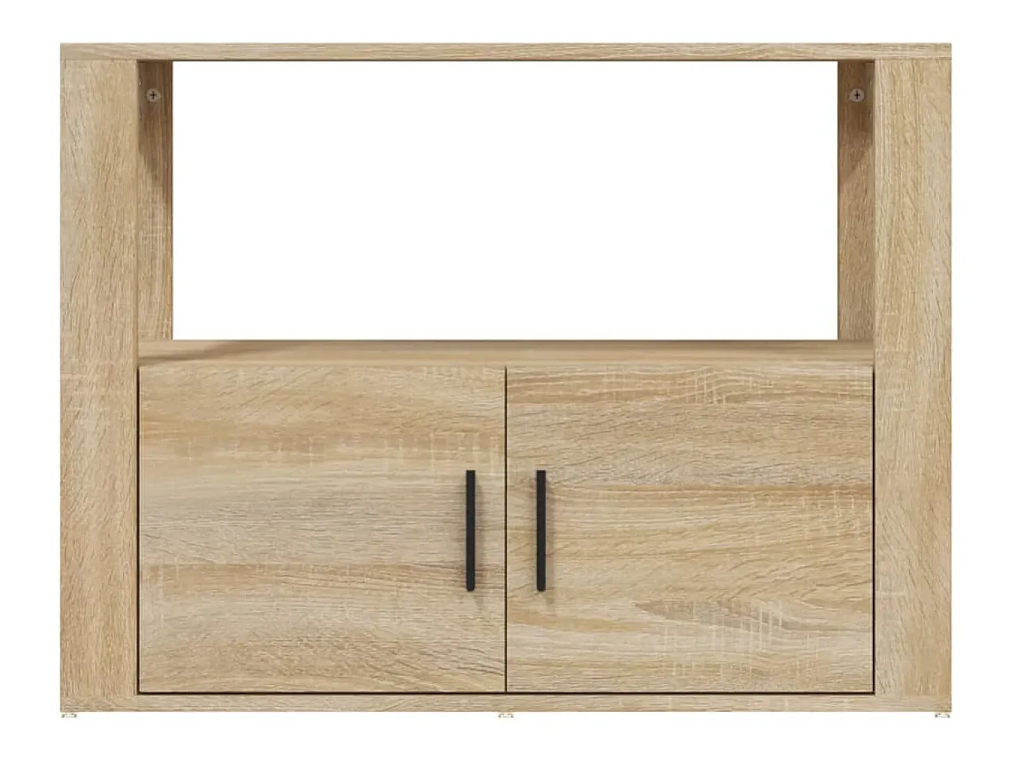 Aparador madera contrachapada color roble Sonoma 80x30x60 cm