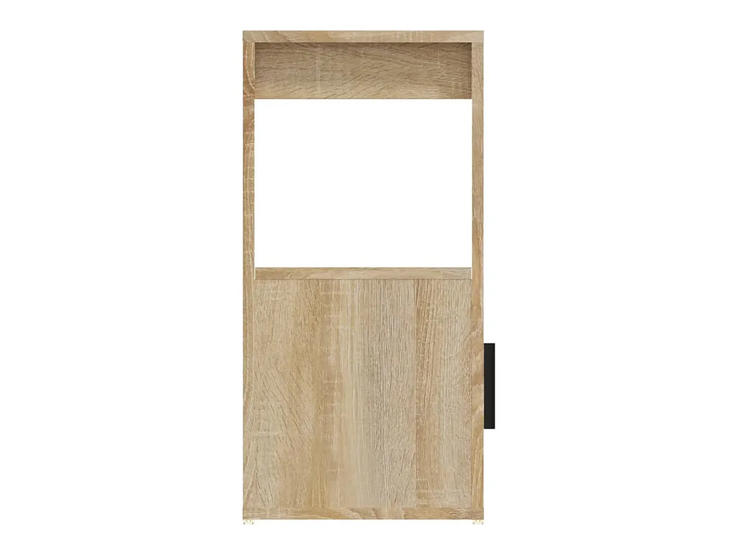 Aparador madera contrachapada color roble Sonoma 80x30x60 cm