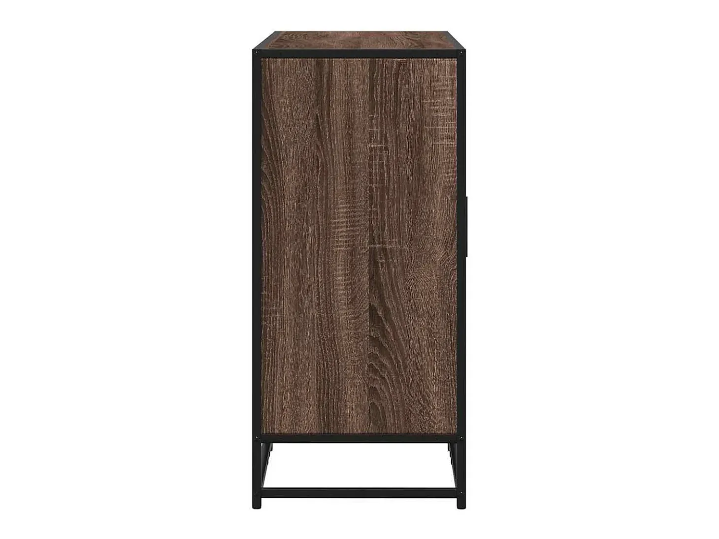 Aparador madera contrachapada marrón roble 94x35x76 cm