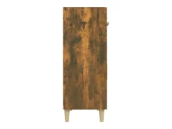 Aparador madera contrachapada roble ahumado 69,5x34x89 cm