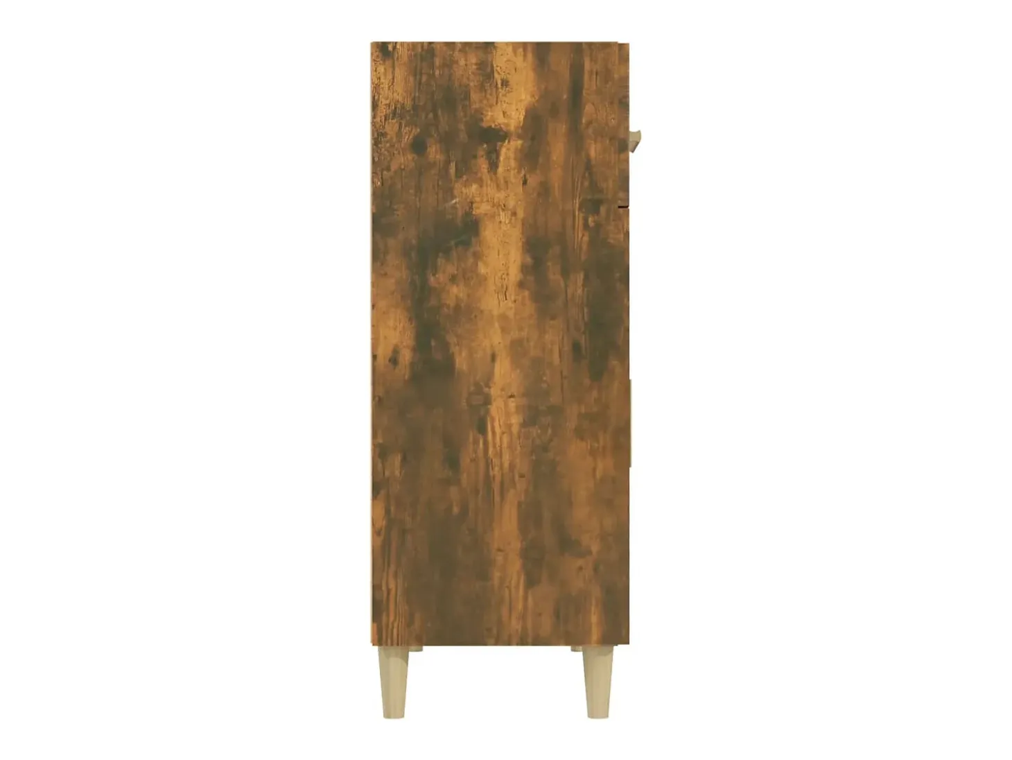 Aparador madera contrachapada roble ahumado 69,5x34x89 cm