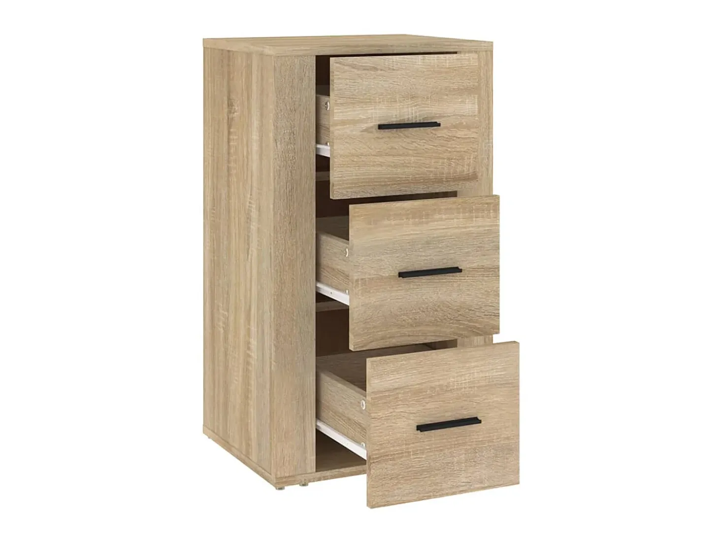 Aparador madera contrachapada color roble Sonoma 40x33x70 cm ES15901