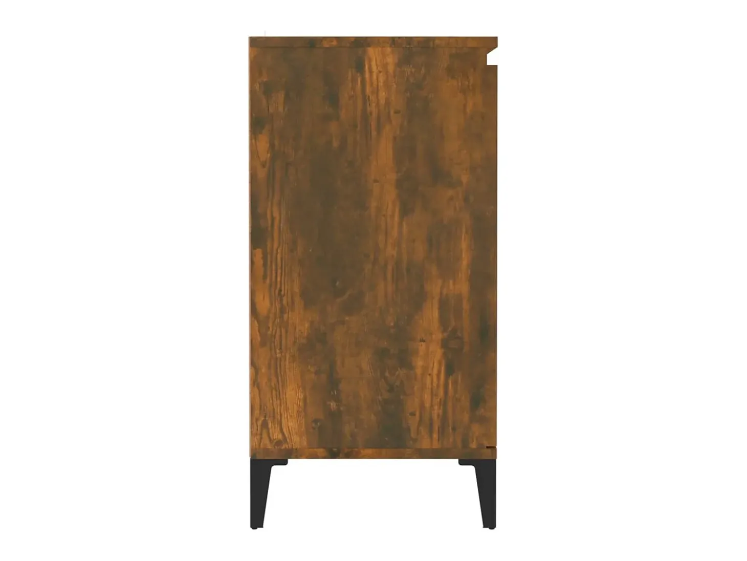 Aparador madera contrachapada color roble ahumado 60x35x70 cm