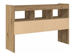 Aparador madera contrachapada roble artisian 105x30x70 cm