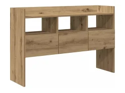 Aparador madera contrachapada roble artisian 105x30x70 cm