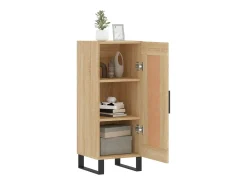 Aparador madera contrachapada color roble Sonoma 34,5x34x90 cm