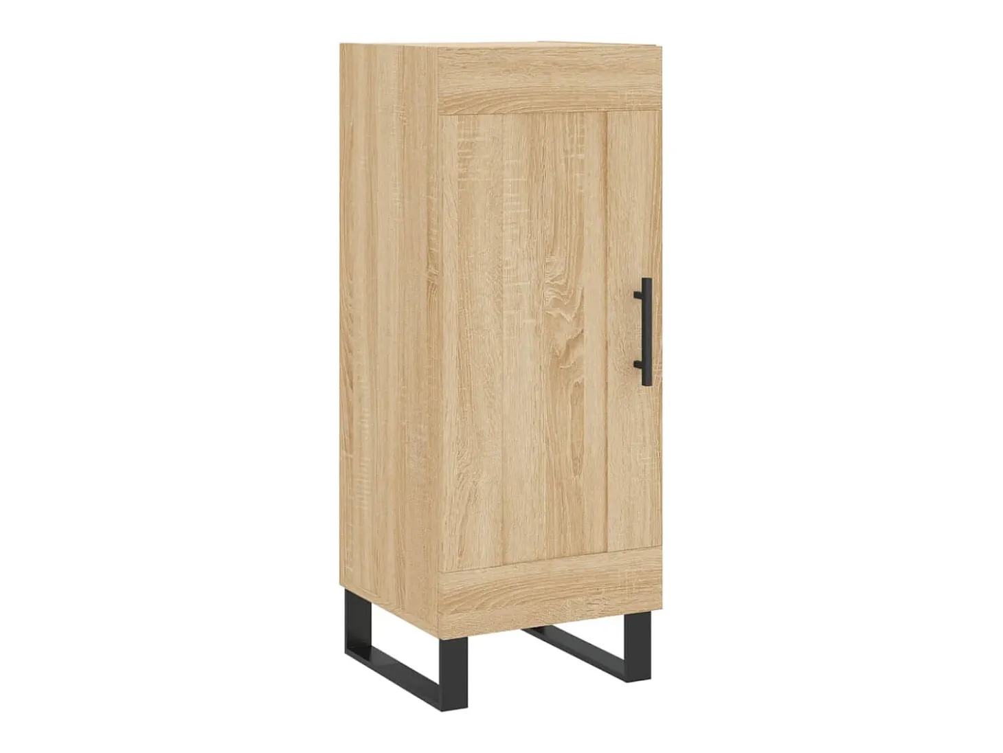 Aparador madera contrachapada color roble Sonoma 34,5x34x90 cm