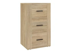 Aparador madera contrachapada color roble Sonoma 40x33x70 cm