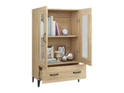 Aparador madera contrachapada roble Sonoma 70x31x115 cm ES50464
