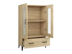 Aparador madera contrachapada roble Sonoma 70x31x115 cm ES50464