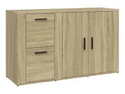 Aparador madera contrachapada roble Sonoma 100x33x59,5 cm ES83267
