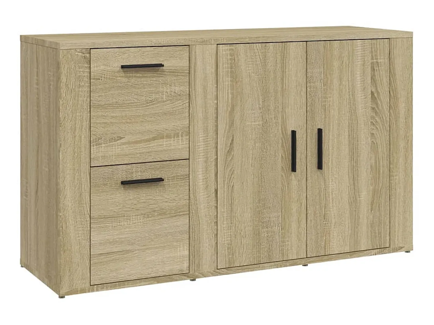 Aparador madera contrachapada roble Sonoma 100x33x59,5 cm ES83267