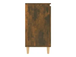 Aparador madera contrachapada color roble ahumado 60x35x70 cm