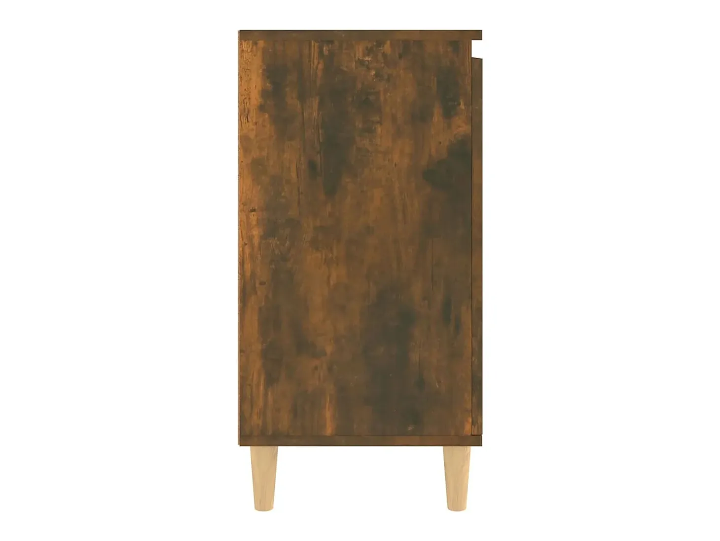 Aparador madera contrachapada color roble ahumado 60x35x70 cm